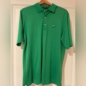 Bobby Jones 100% Peruvian Cotton Mens Green Golf Polo. Size M. Barely worn.